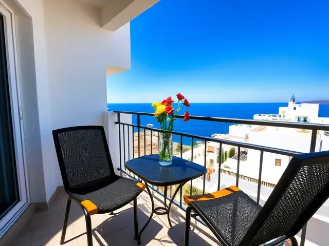 Люкс с кроватью размера «king-size» и видом на море